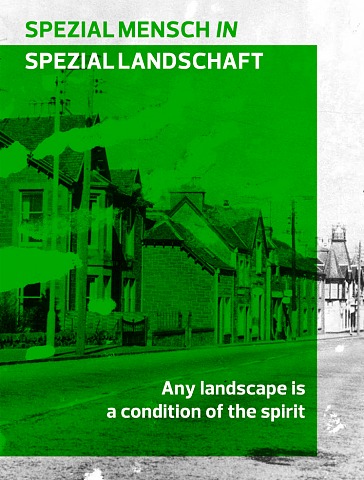 Poster Spezialmensch in Speziallandshaft