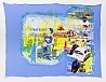Kenneth Pils, "Number inquiry see", 195 x 21,5 cm, acrylic on bedsheet
